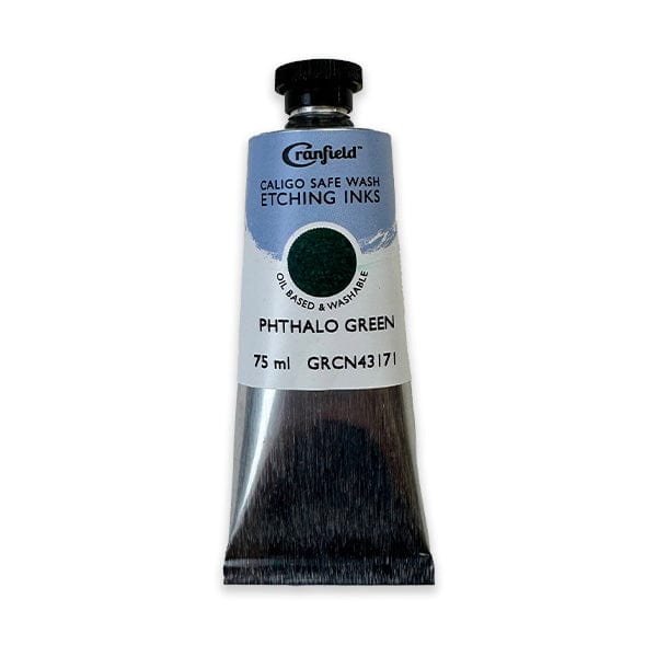 Cranfield - Caligo Safe Wash Etching Ink - 75mL Tube - Phthalo Green