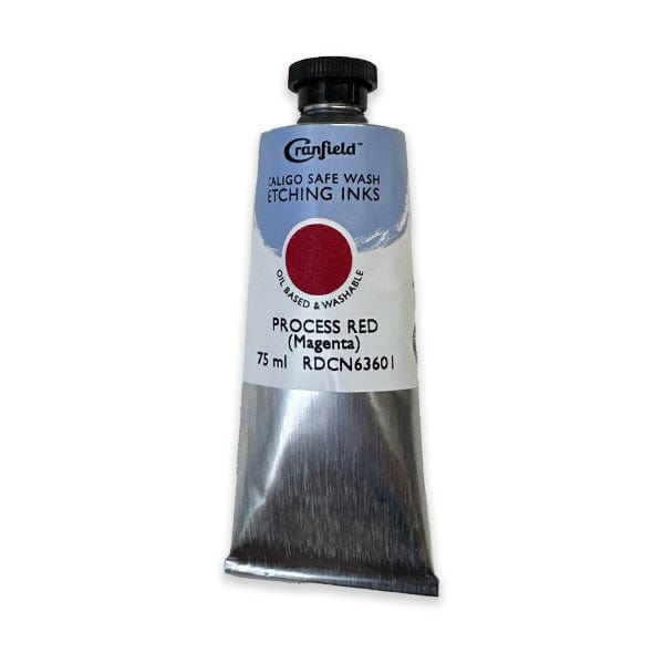 Cranfield - Caligo Safe Wash Etching Ink - 75mL Tube - Process Red (Magenta)