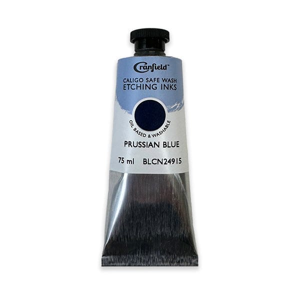 Cranfield - Caligo Safe Wash Etching Ink - 75mL Tube - Prussian Blue