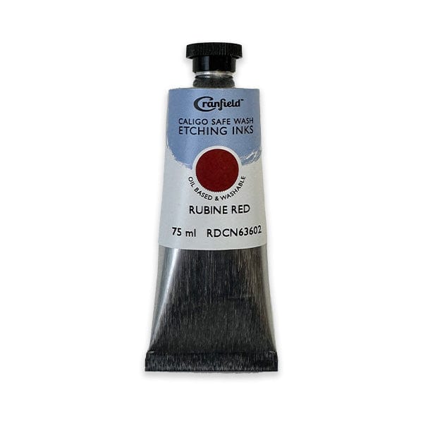 Cranfield - Caligo Safe Wash Etching Ink - 75mL Tube - Rubine Red