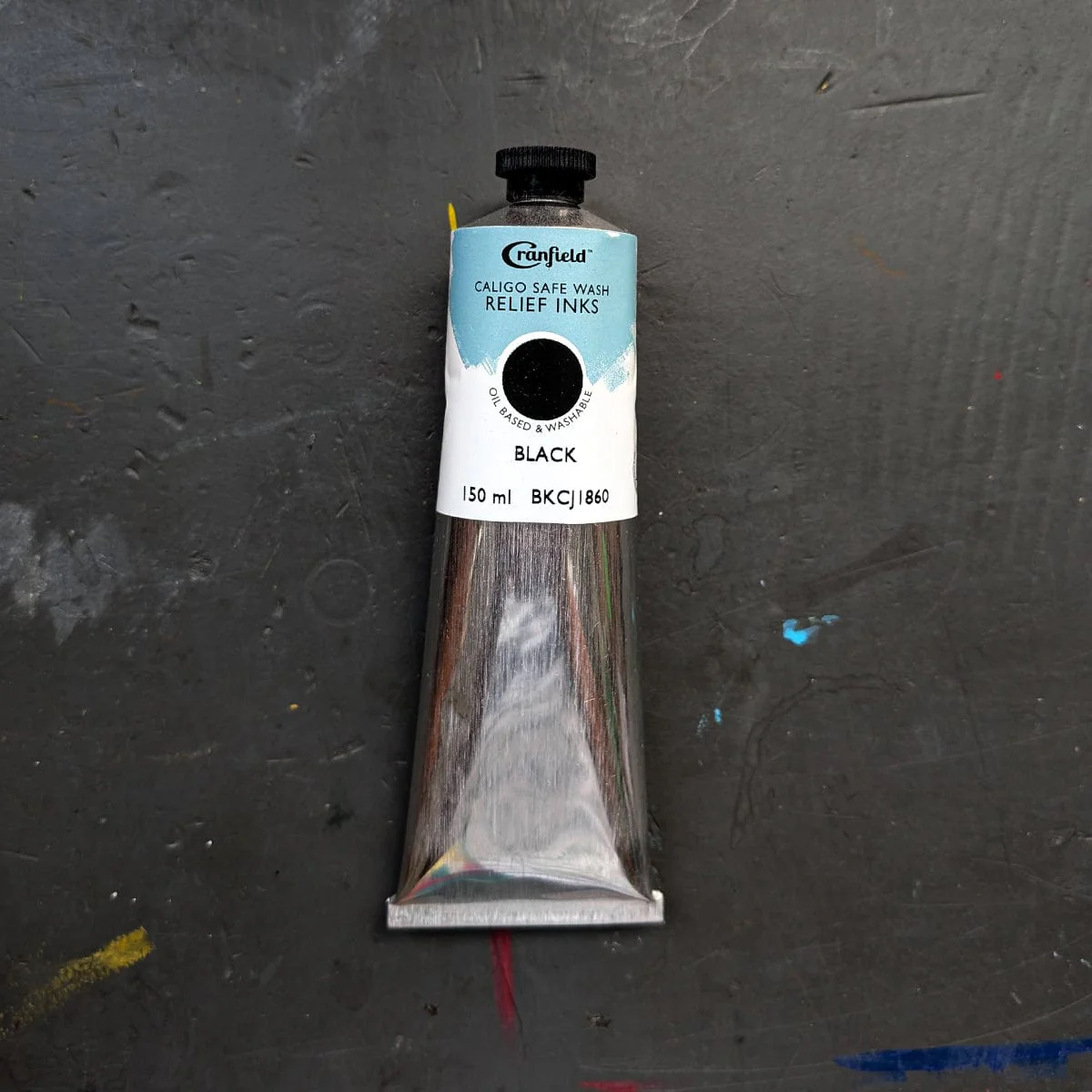 Cranfield - Caligo Safe Wash Relief Ink - 150mL Tube - Black