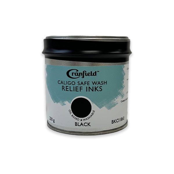 Cranfield - Caligo Safe Wash Relief Ink - 250g Tin - Black