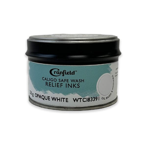 Cranfield - Caligo Safe Wash Relief Ink - 250g Tin - Opaque White