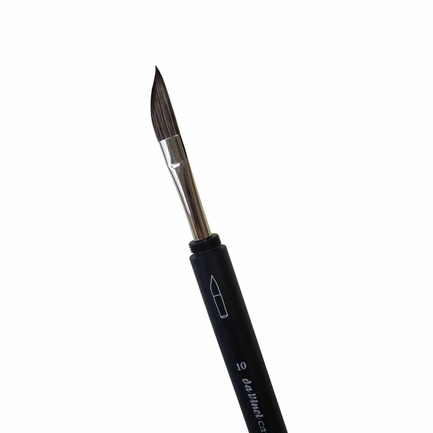 da Vinci - Casaneo - Synthetic Squirrel Travel Brushes - Series 1597 - Dagger - Size 10 - Image 3