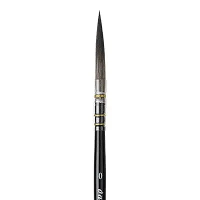 da Vinci - Casaneo - Synthetic Squirrel Brushes - Series 490 - Quill Rigger - Size 0