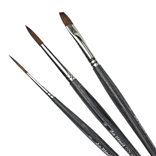 da Vinci - Colineo - Synthetic Sable Brushes - #4036 Watercolour - Set of 3