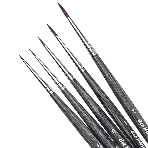da Vinci - Colineo - Synthetic Sable Brushes - #4054 Miniature - Set of 5