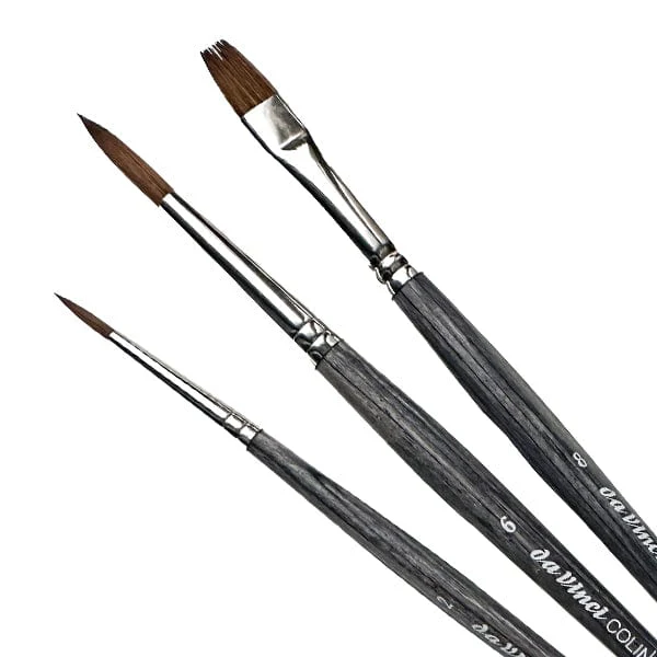da Vinci - Colineo - Synthetic Sable Brushes - #4202 Gouache - Set of 3