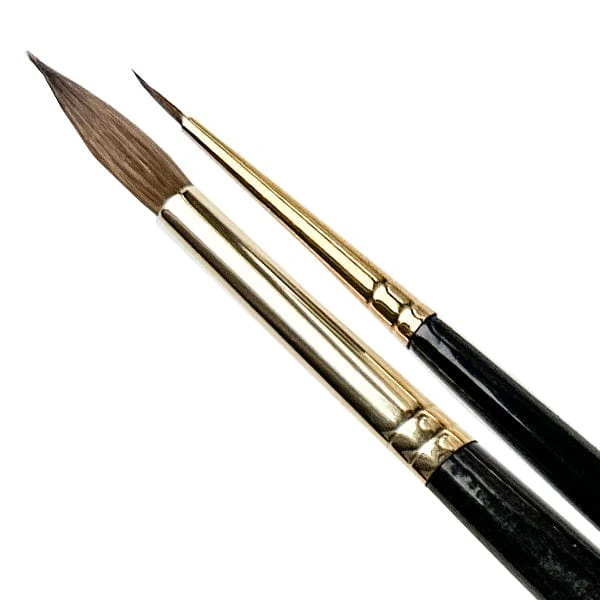 da Vinci - Harbin Kolinsky Sable Brushes - Series 1526Y - Round