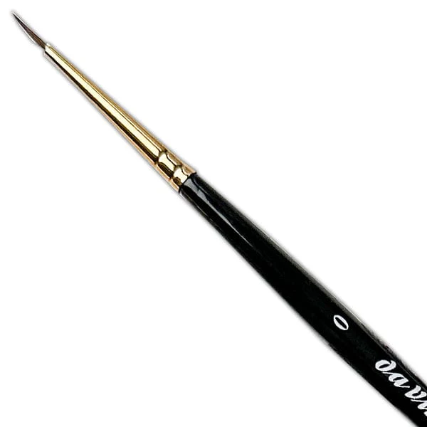 da Vinci - Harbin Kolinsky Sable Brushes - Series 1526Y - Round - Image 2