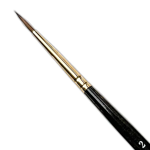 da Vinci - Harbin Kolinsky Sable Brushes - Series 1526Y - Round - Image 4