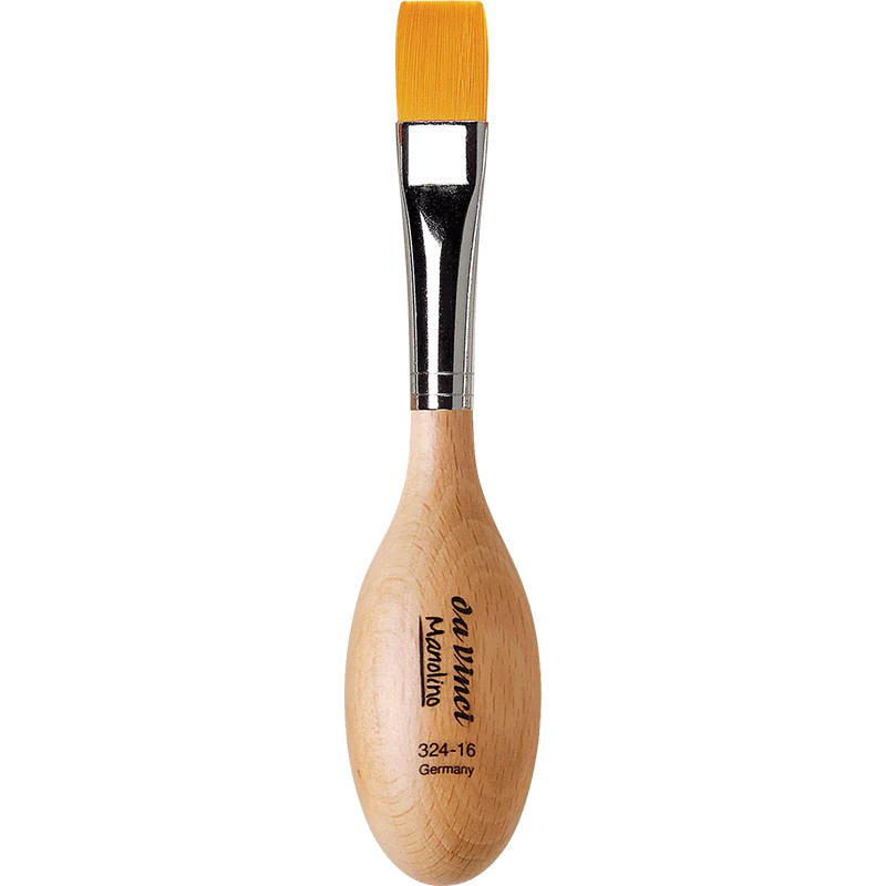 da Vinci - Manolino - Ergonomic Brush - Series 324 - Flat - Size 16