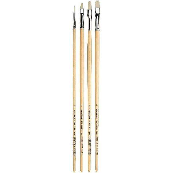 da Vinci - Top Acryl - Synthetic Brushes - Long Handle Set of 4