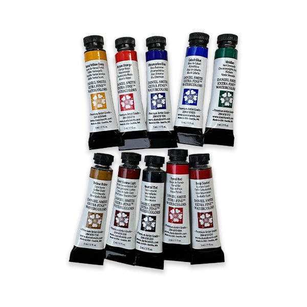 Daniel Smith - Extra Fine Watercolours - Alvaro Castagnet's Master Artist Set - 10 Colours in 5mL Tubes - Image 2