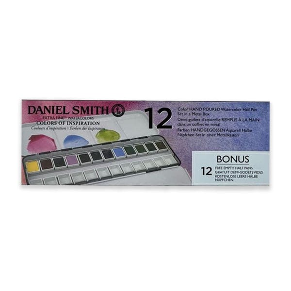 Daniel Smith - Extra Fine Watercolours - Inspiration Palette - Set of 12 Half Pans