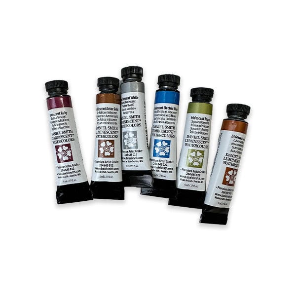 Daniel Smith - Extra Fine Watercolours - Jean Haines' All That Shimmers - Set of 6 Colours in 5mL Tubes - Image 2
