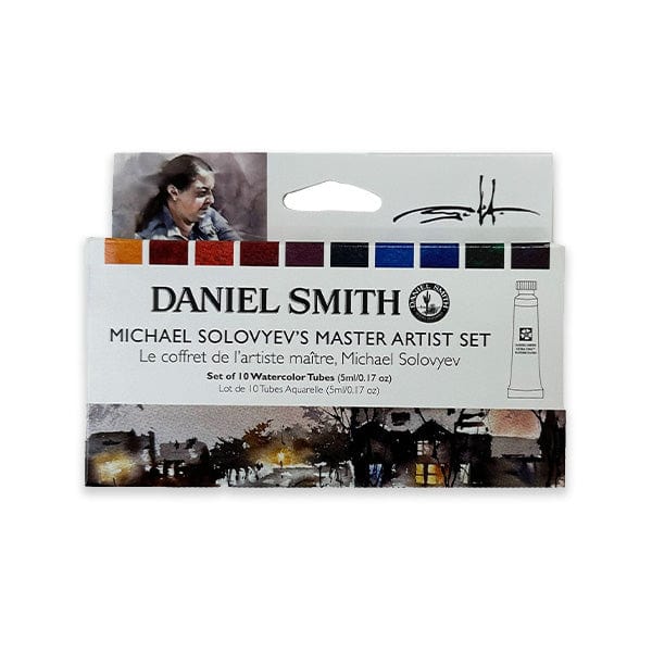 Daniel Smith - Extra Fine Watercolours - Michael Solovyev's Master Artist Set - 10 Colours in 5mL Tubes