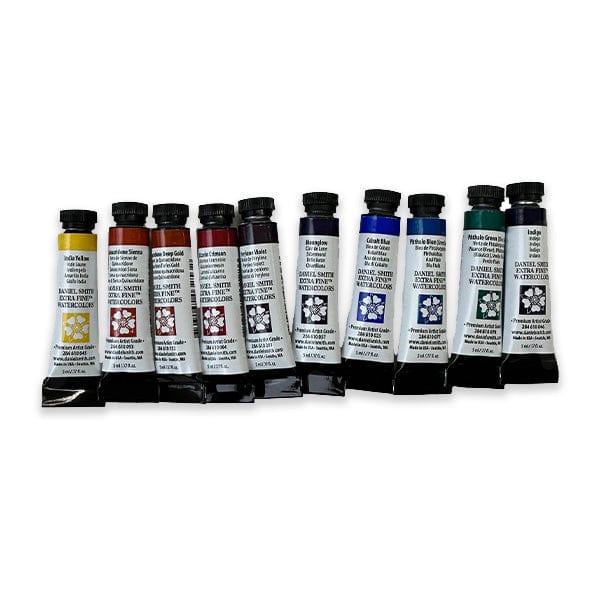 Daniel Smith - Extra Fine Watercolours - Michael Solovyev's Master Artist Set - 10 Colours in 5mL Tubes - Image 2