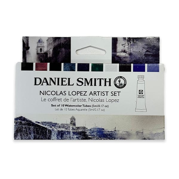 Daniel Smith - Extra Fine Watercolours - Nicolas Lopez Artist Set - 10 Colours in 5mL Tubes