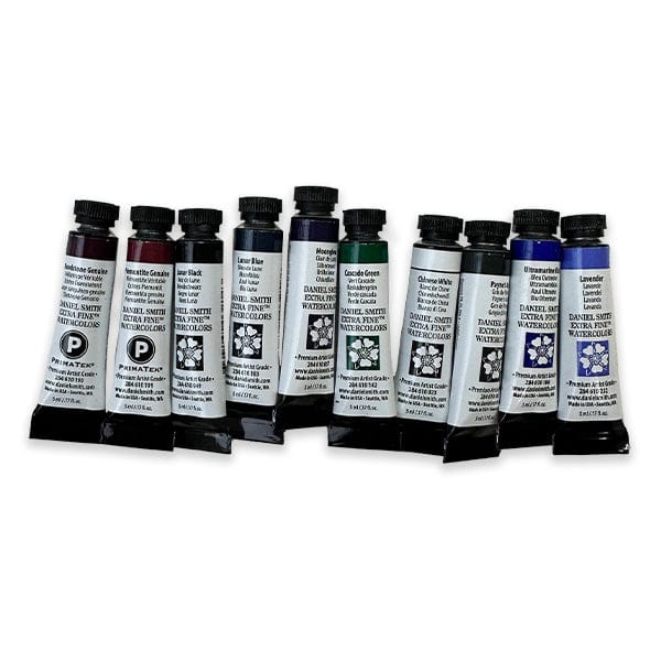 Daniel Smith - Extra Fine Watercolours - Nicolas Lopez Artist Set - 10 Colours in 5mL Tubes - Image 2