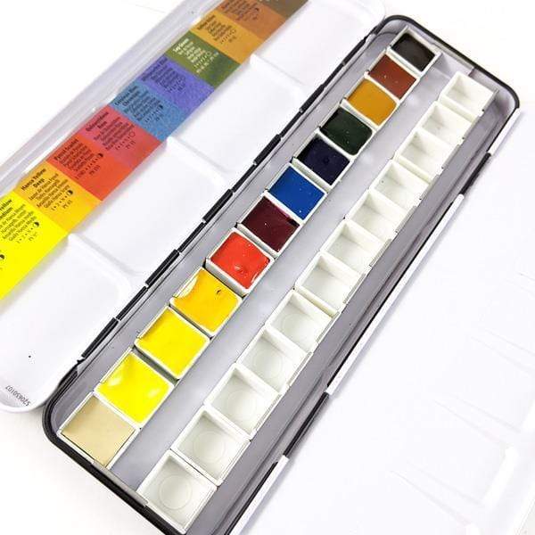 Daniel Smith - Extra Fine Watercolours - Original Palette - Set of 12 Half Pans - Image 2