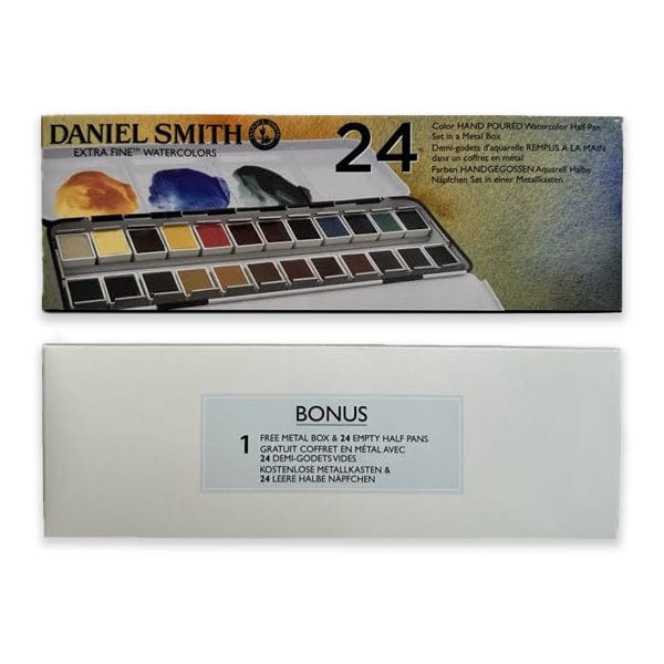 Daniel Smith - Extra Fine Watercolours - Original Palette - Set of 24 Half Pans - Image 2