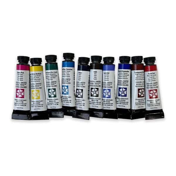 Daniel Smith - Extra Fine Watercolours - Pablo Rubén's Master Artist Set - 10 Colours in 5mL Tubes - Image 2