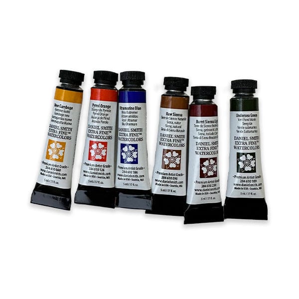 Daniel Smith - Extra Fine Watercolours - Prafull Sawant's Master Artist Set - 6 Colours in 5mL Tubes - Image 2