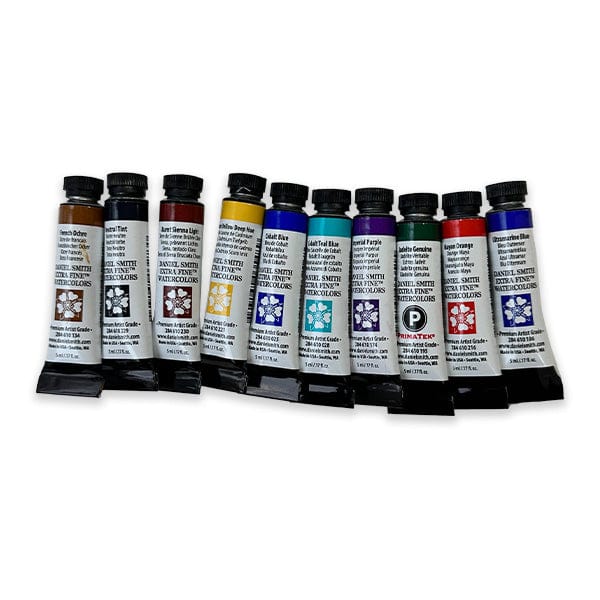 Daniel Smith - Extra Fine Watercolours - Thomas Schaller's Master Artist Set - 10 Colours in 5mL Tubes - Image 2