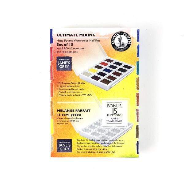 Daniel Smith - Extra Fine Watercolours - Ultimate Mixing Palette - Set of 15 Half Pans