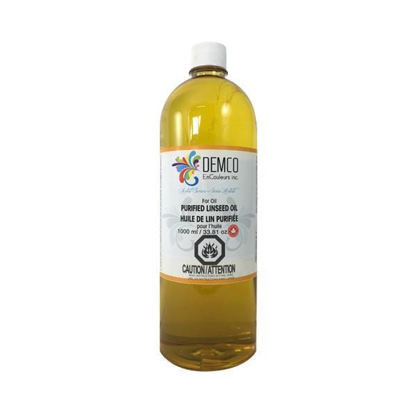 Demco - Purified Linseed Oil - 1000mL Bottle