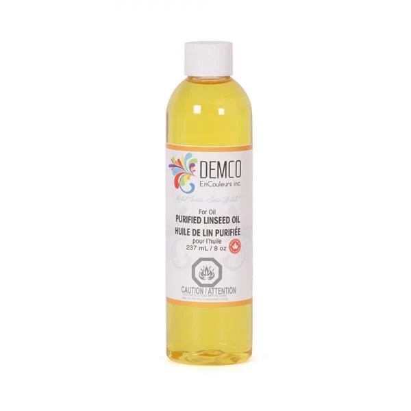Demco - Purified Linseed Oil - 237mL Bottle