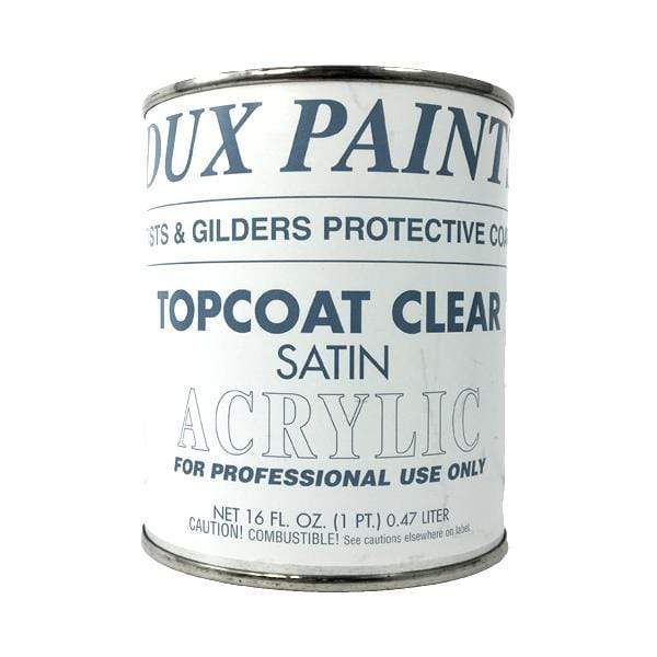 Dux - Clear Acrylic Topcoat - Satin - 16oz Tin