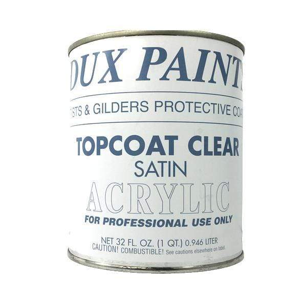 Dux - Clear Acrylic Topcoat - Satin - 32oz Tin