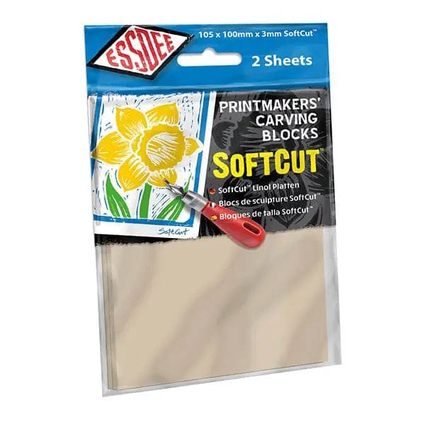 Essdee - SoftCut Lino Blocks - 10x10.5cm  - 2 Pack