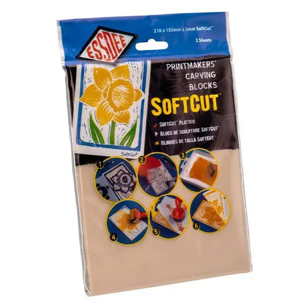 Essdee - SoftCut Lino Blocks - 15x20.5cm - 2 Pack
