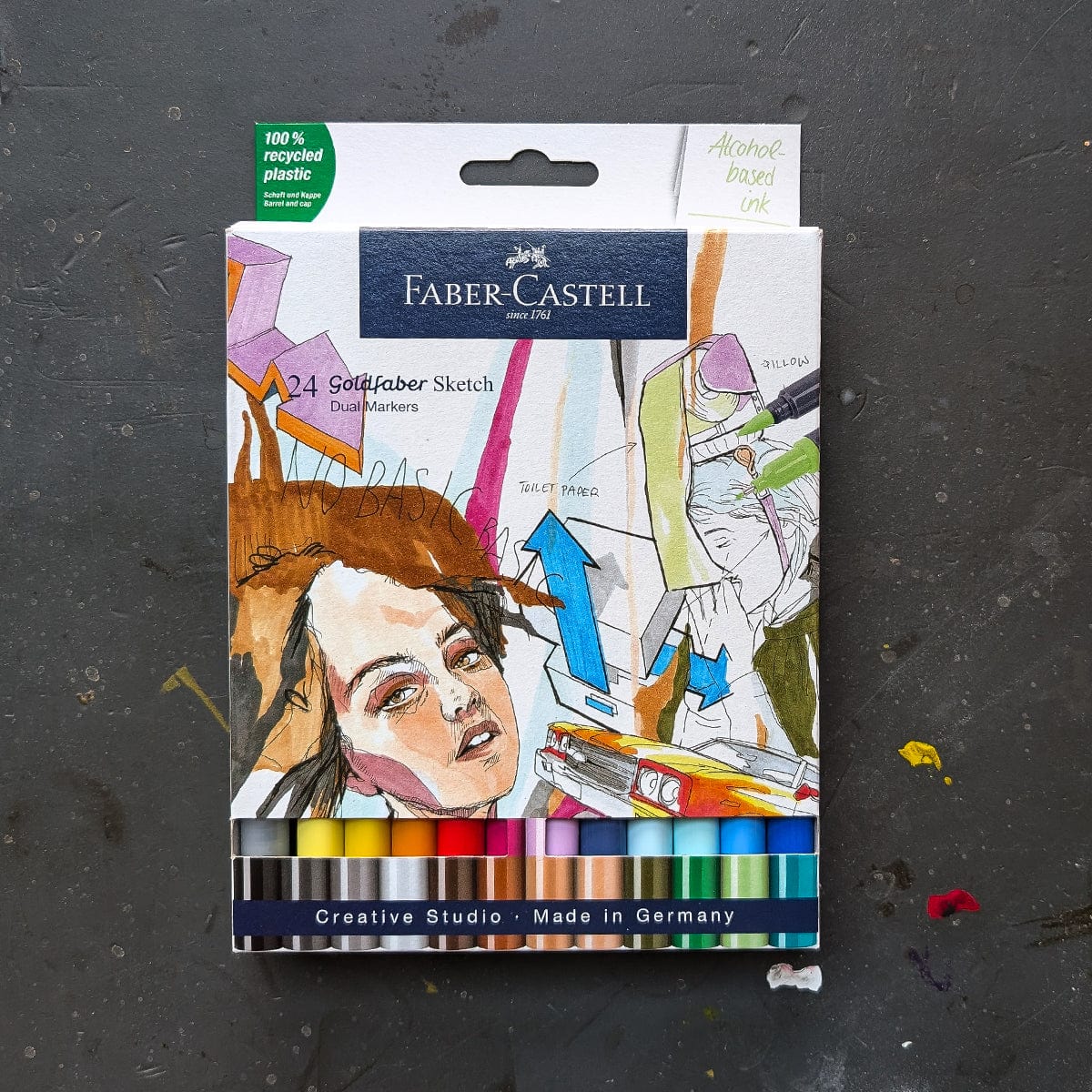 Faber-Castell - Goldfaber Sketch - Dual-Tip Markers - Set of 24