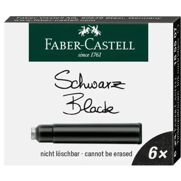 Faber-Castell - Ink Cartridges - 6 Packs