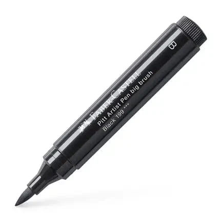 Faber-Castell - Pitt Artist Pen - Big Brush Tip - Black