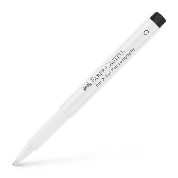 Faber-Castell - Pitt Artist Pen - Calligraphy Tip - White