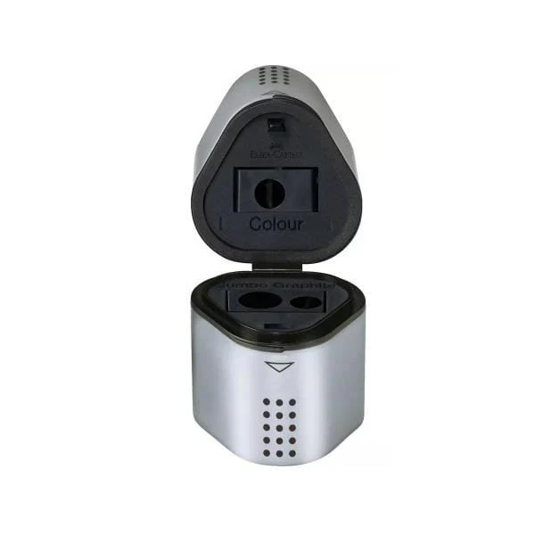 Faber-Castell - Grip 2001 - Pencil Sharpener - Silver