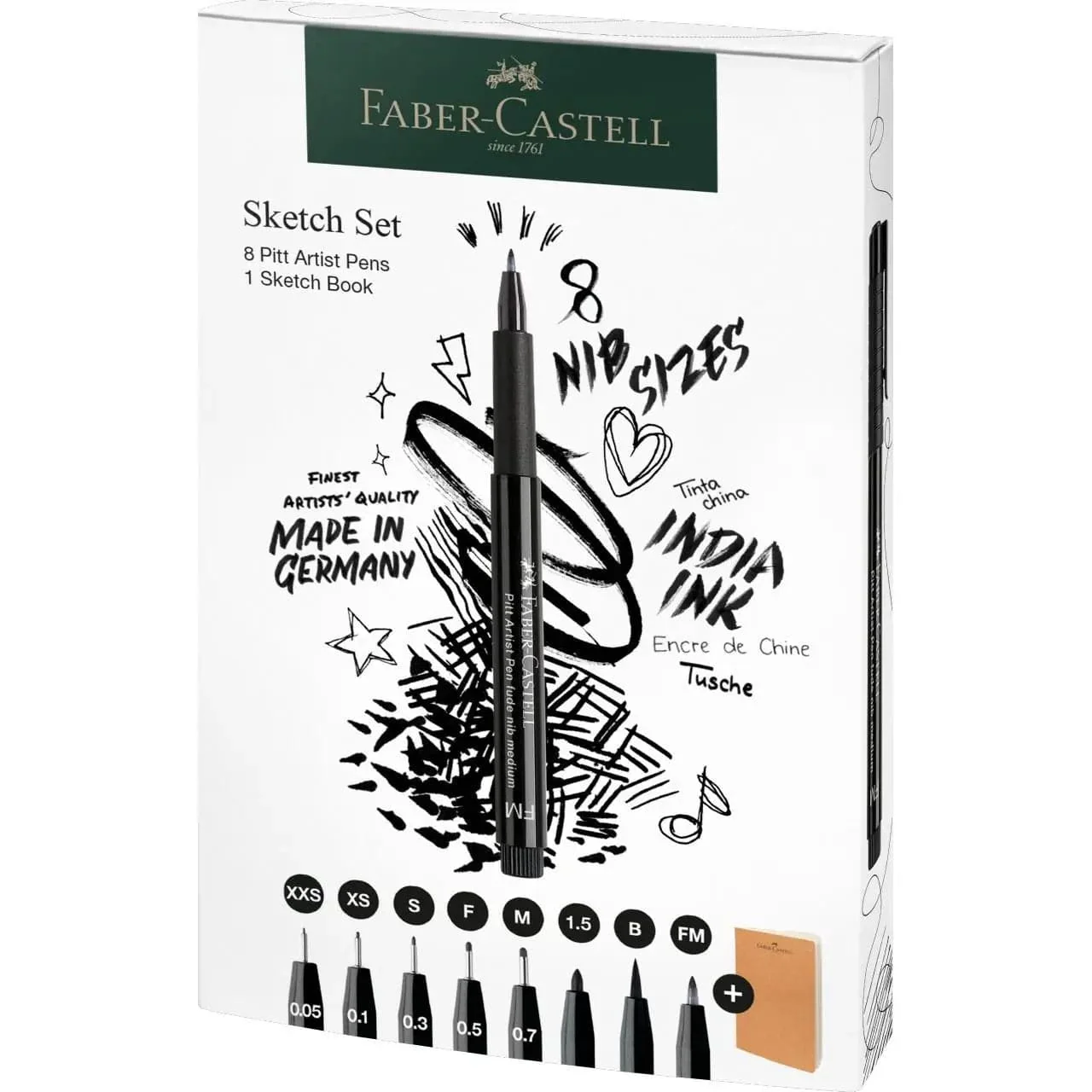 Faber-Castell - Sketch Set - 9 Pieces