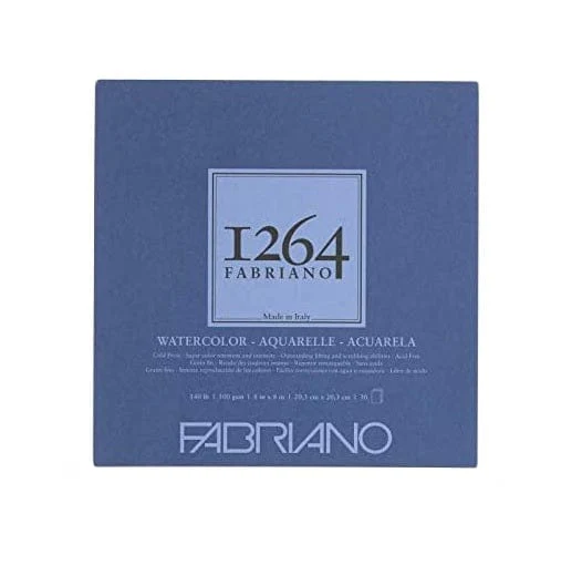 Fabriano - 1264 - Watercolour Paper - 140lb - 8x8" Pad
