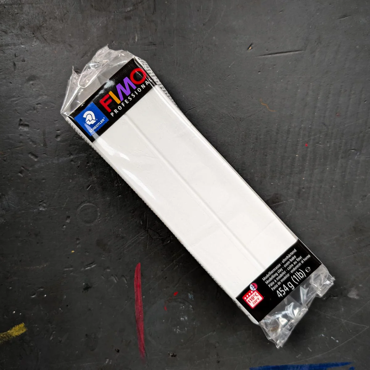 FIMO - Professional Modeling Clay - 454g Block - White