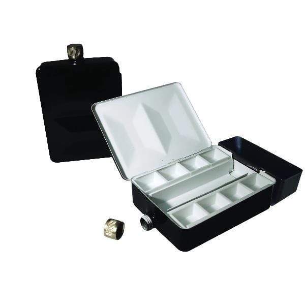 Fome - Metal Half Pan Palette - Flask - 8 Spaces - 3.5x2.5"