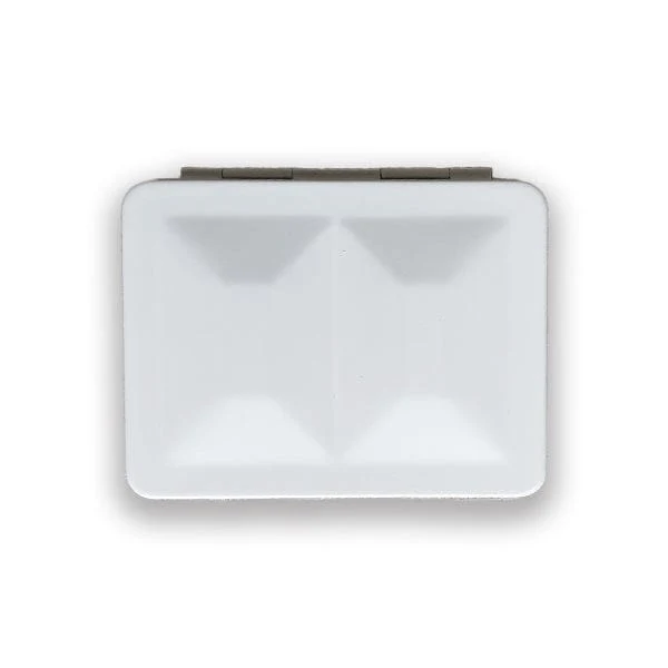 Fome - Metal Half Pan Palette - 8 Spaces - 3x2" - White