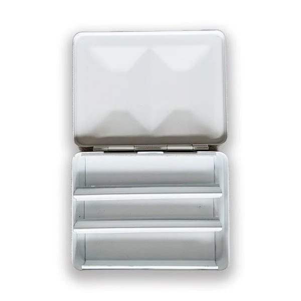 Fome - Metal Half Pan Palette - 8 Spaces - 3x2" - White - Image 2