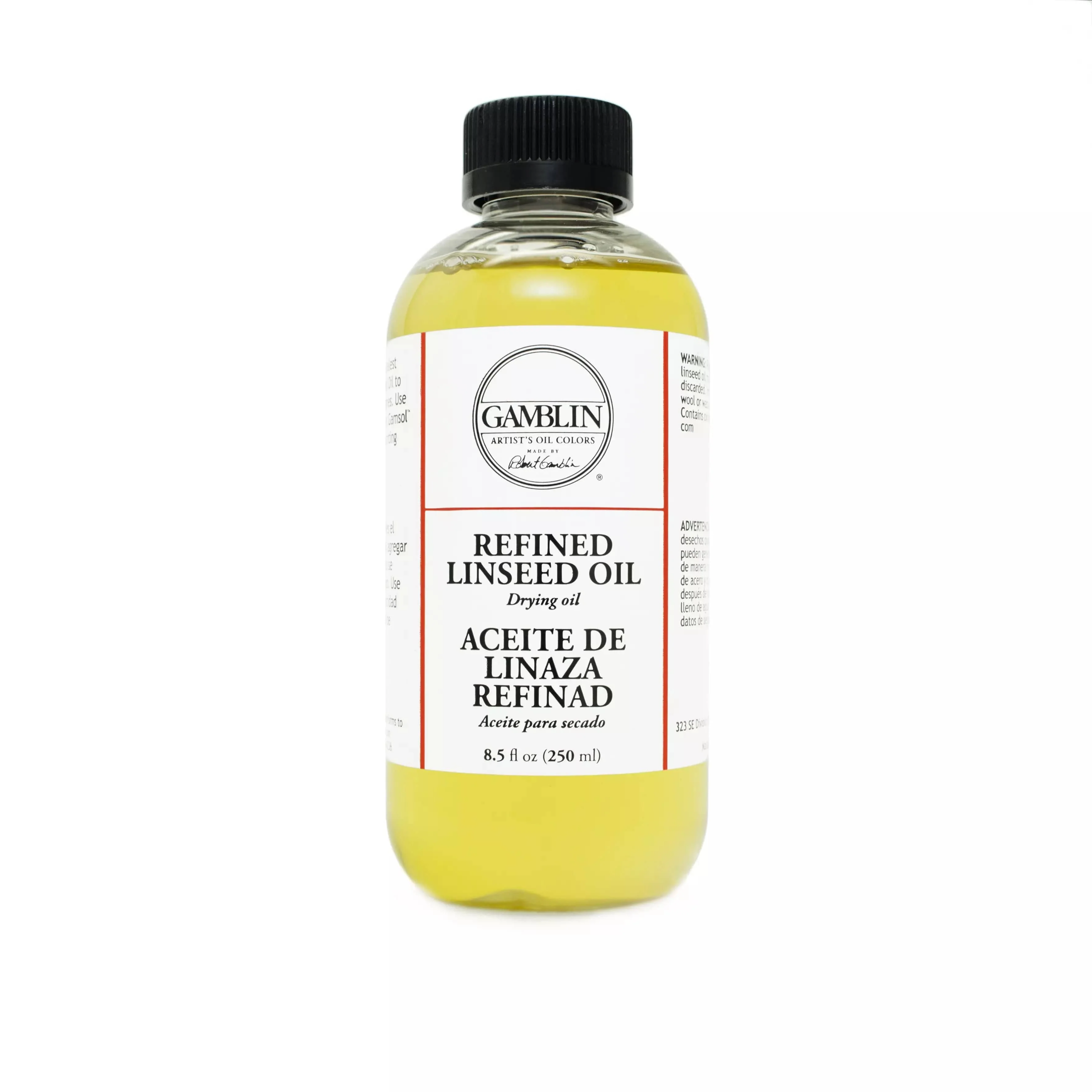 Gamblin - Refined Linseed Oil - 8oz / 250mL Bottle