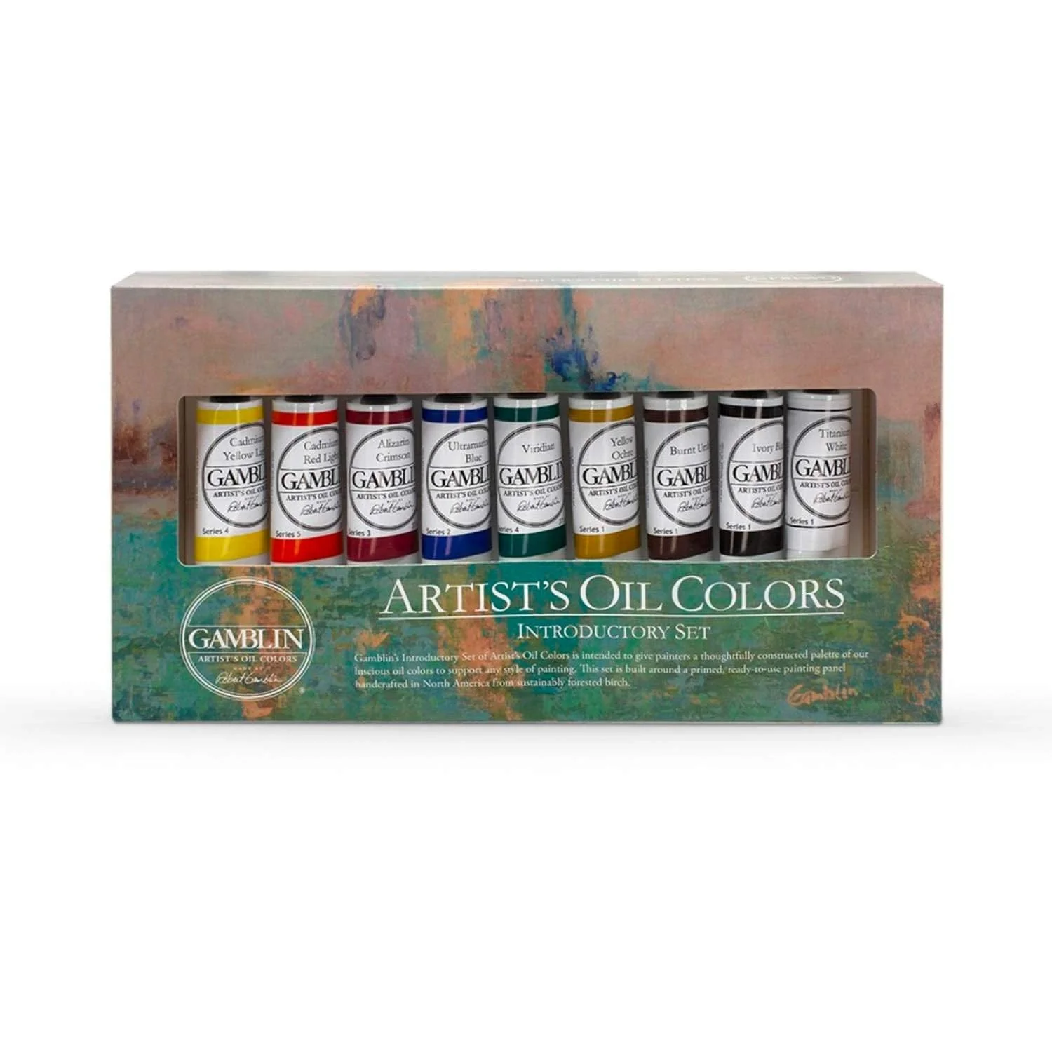 Gamblin - Artist's Oil Colours - Intro Set - 9 Colours - 37mL Tubes