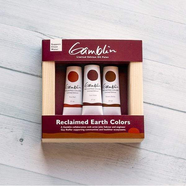 Gamblin - Artist's Oil Colours - Reclaimed Earth Colours - Set of 3 Tubes